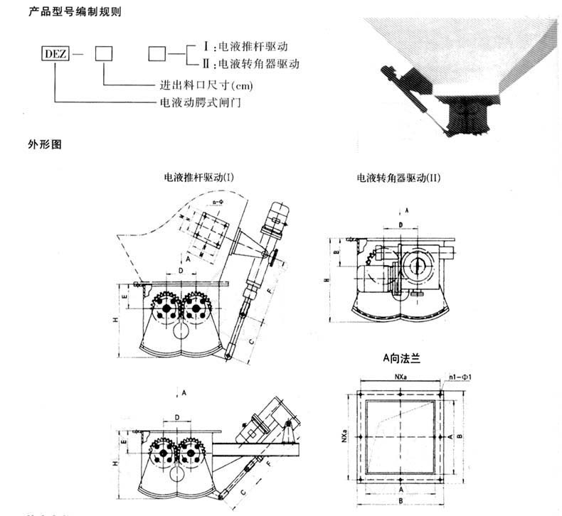 DEZ电液动腭式闸门