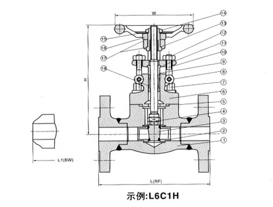 J41Y锻钢法兰截止阀