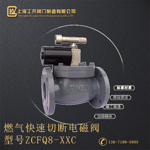 ZCFQ8-XXC燃气快速切断电磁阀