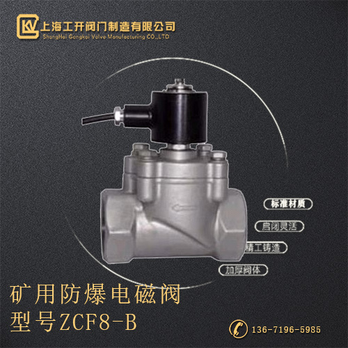 ZCF8-B矿用防爆电磁阀