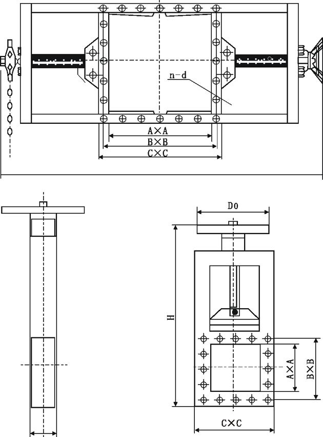 DLMD型电动螺旋闸门，电动煤闸门，电动螺旋闸门
