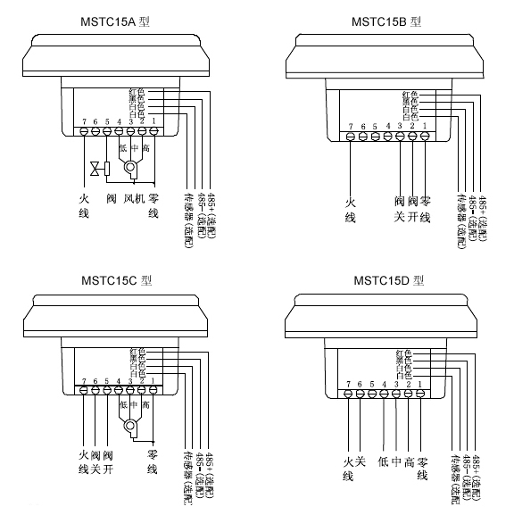 MSTC15风机盘管温控器