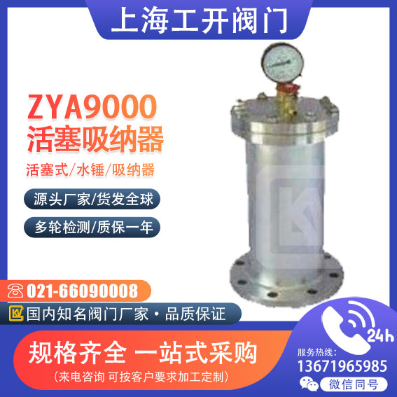 ZYA9000- 16C P活塞式水锤吸纳器